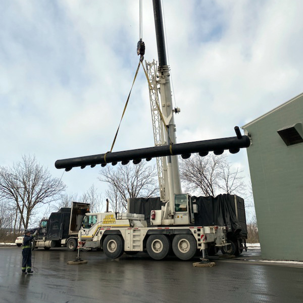 Crane Lift at Industrial Factory